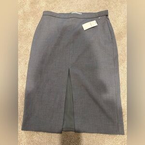Abercrombie & Fitch Gray Midi Work Pencil skirt size small